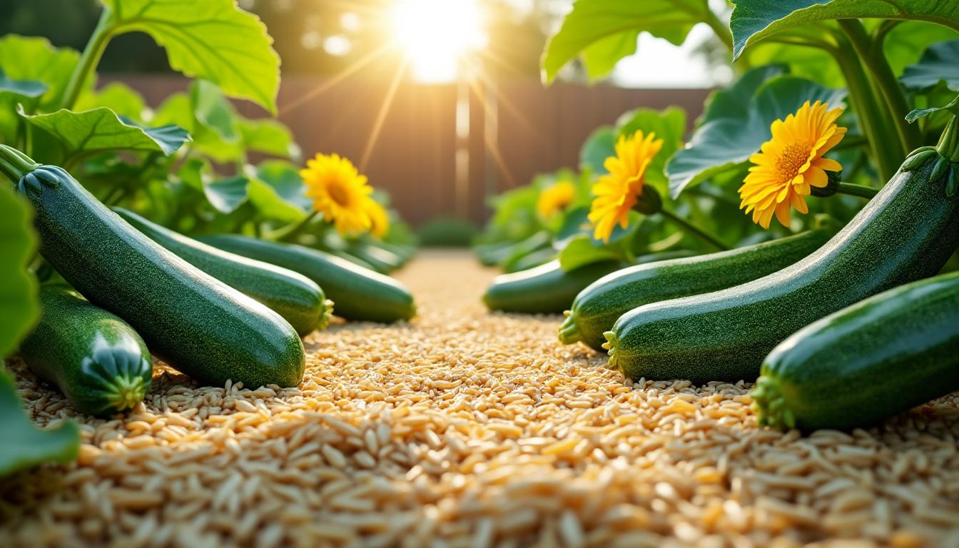 découvrez pourquoi ajouter du riz au pied des courgettes favorise la croissance de vos plantes. astuce naturelle, facile et efficace pour un potager plus productif et en meilleure santé.