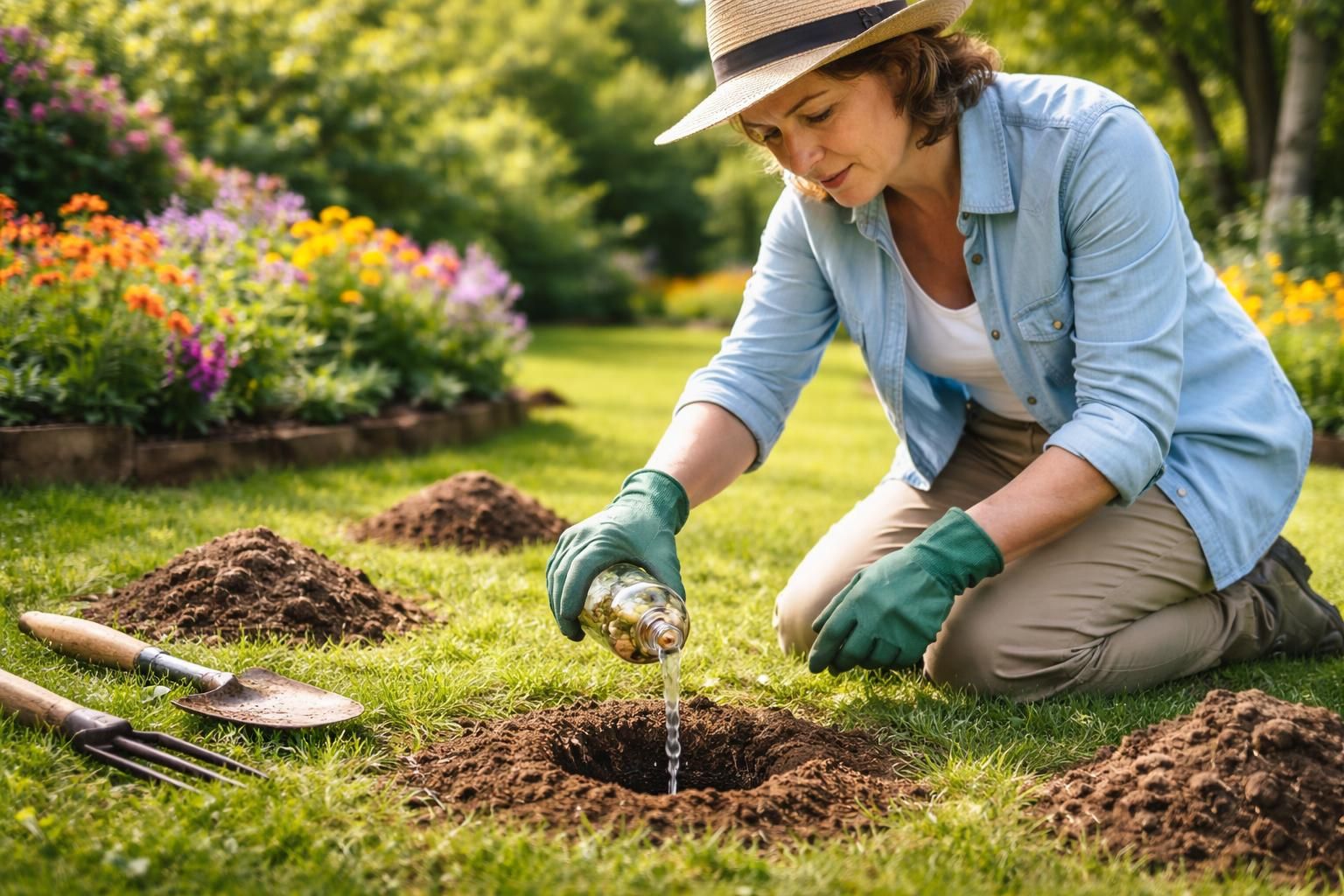 découvrez comment éliminer efficacement les taupes de votre jardin grâce à un remède de grand-mère naturel, simple et écologique.