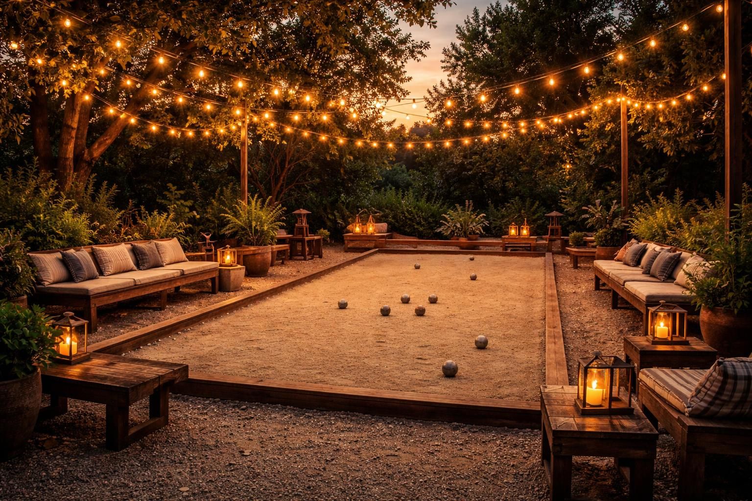 découvrez comment décorer votre terrain de pétanque pour créer une ambiance chaleureuse et conviviale, parfaite pour des moments de détente entre amis et en famille.