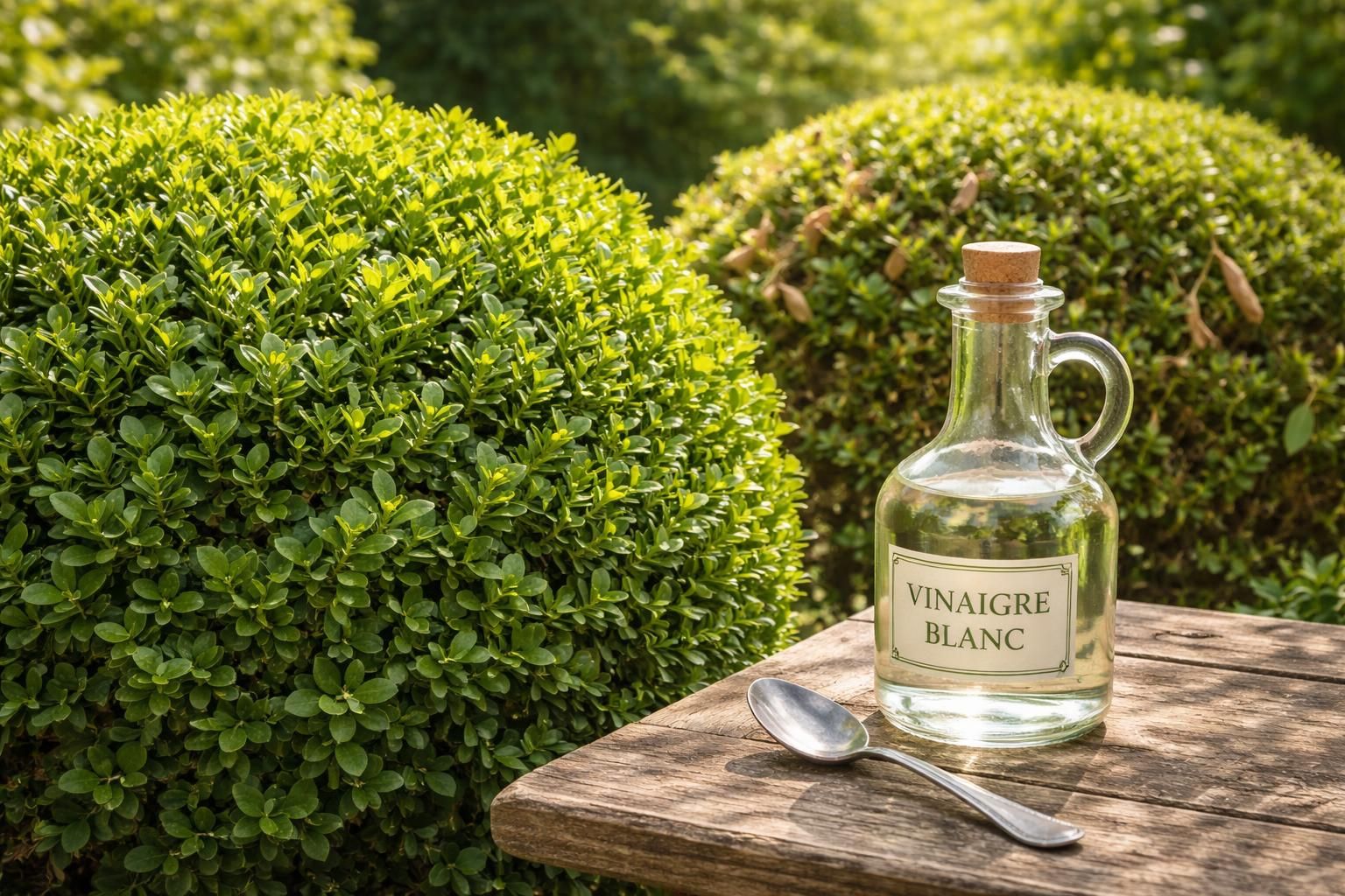 découvrez comment protéger efficacement votre jardin contre la pyrale du buis grâce au traitement naturel et économique au vinaigre blanc, une recette de grand-mère simple et écologique.