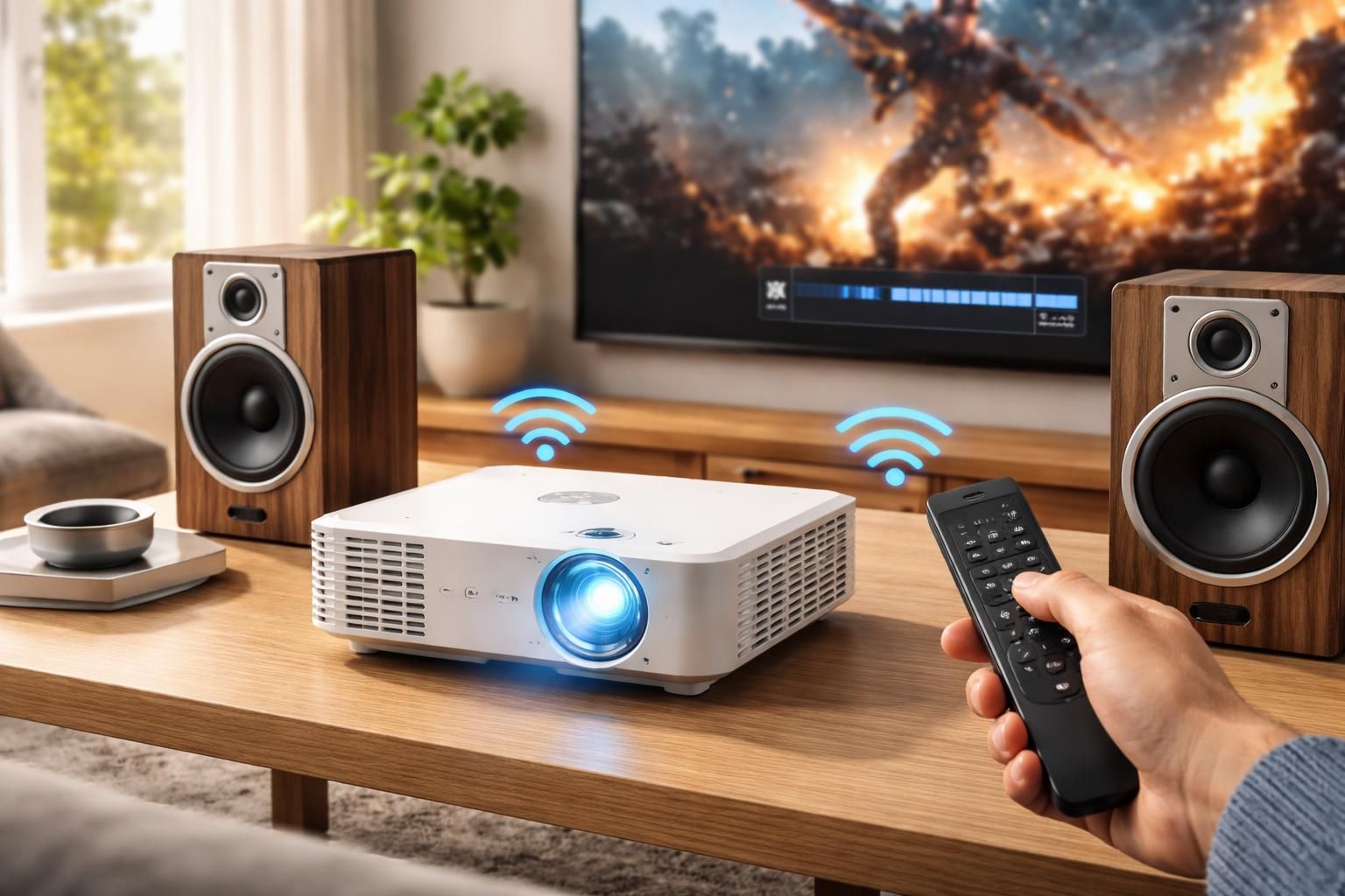 découvrez comment connecter un vidéoprojecteur acer à des enceintes pour un son extérieur sans décalage, et profitez d'une expérience audio-vidéo fluide et immersive.