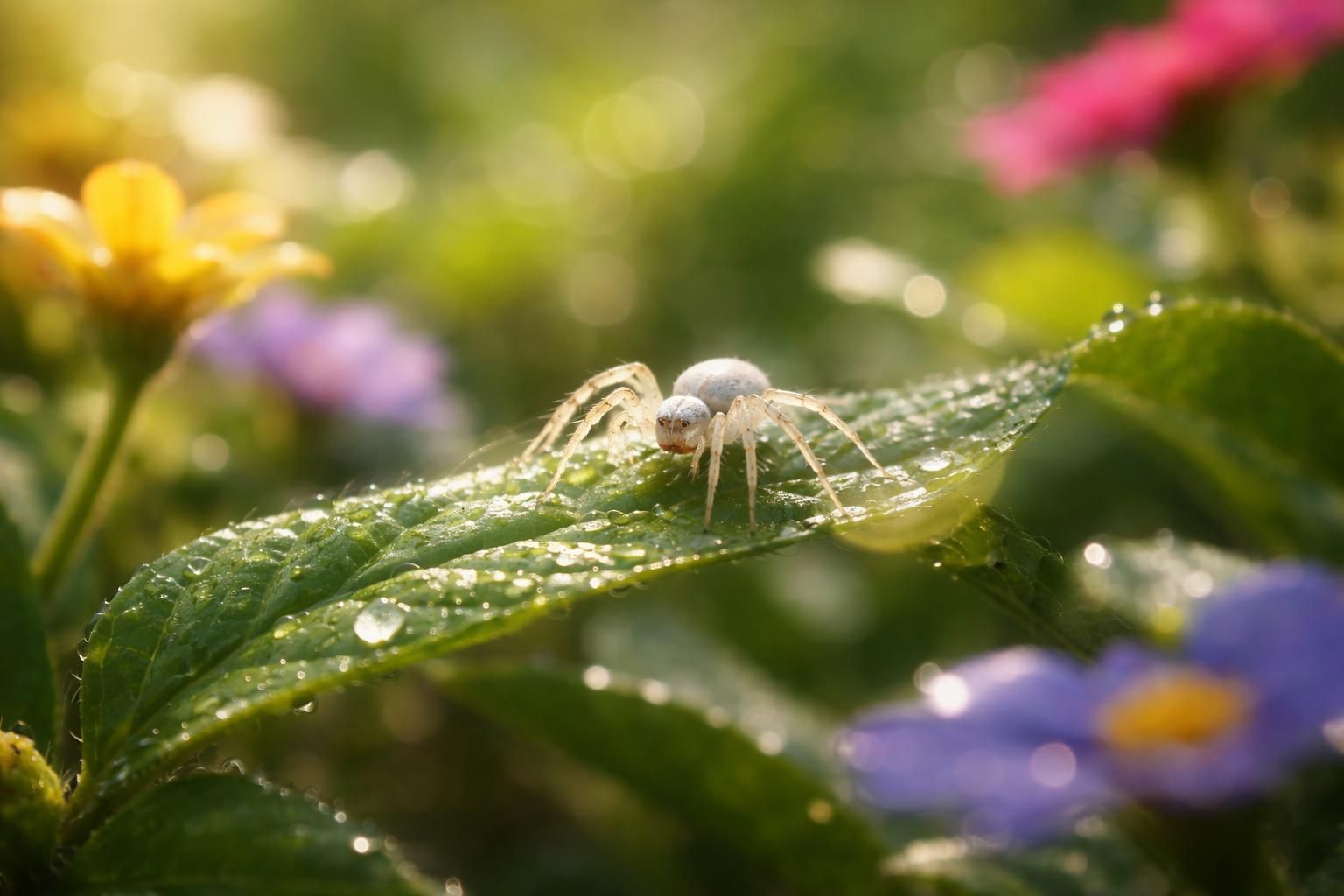 découvrez pourquoi les petites araignées blanches dans le jardin captent autant l’attention et leur rôle essentiel dans l’écosystème jardinier.