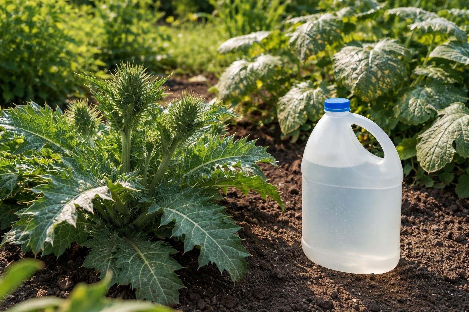 découvrez comment l'association du chardon et de l'eau de javel constitue une solution efficace et naturelle pour lutter contre les champignons dans votre jardin et protéger vos plantes.