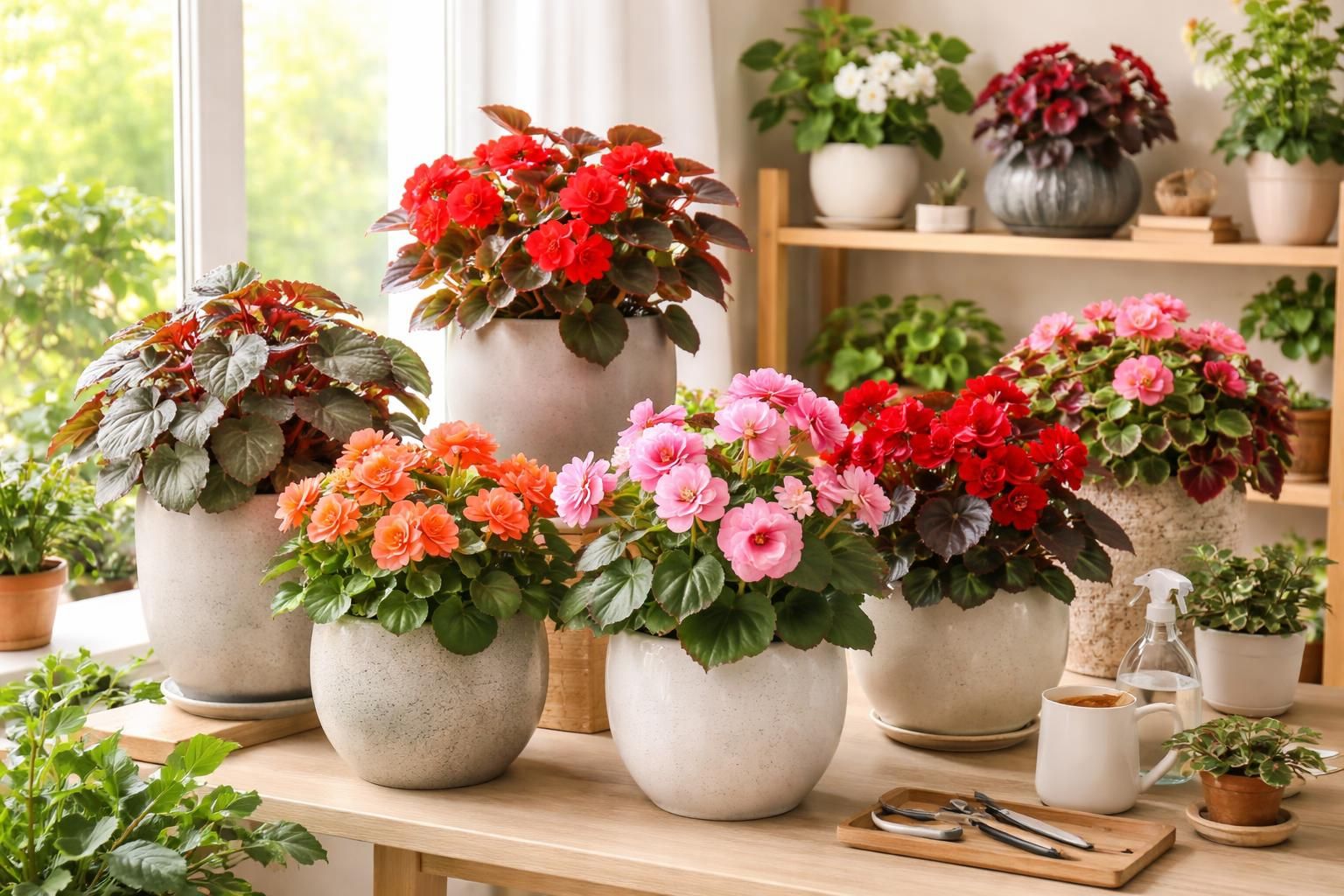 découvrez nos conseils pratiques pour entretenir facilement toutes les variétés de bégonias chez vous et profitez de leurs belles fleurs tout au long de l'année.