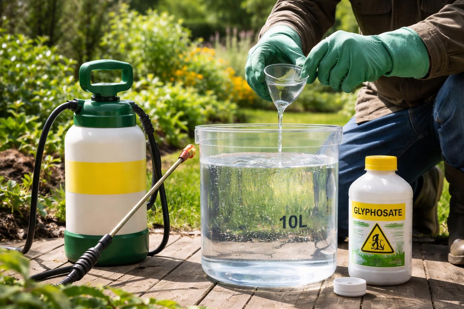 découvrez comment optimiser votre jardinage en utilisant la bonne dose de glyphosate pour 10 litres d'eau, pour un désherbage efficace et respectueux de votre espace vert.