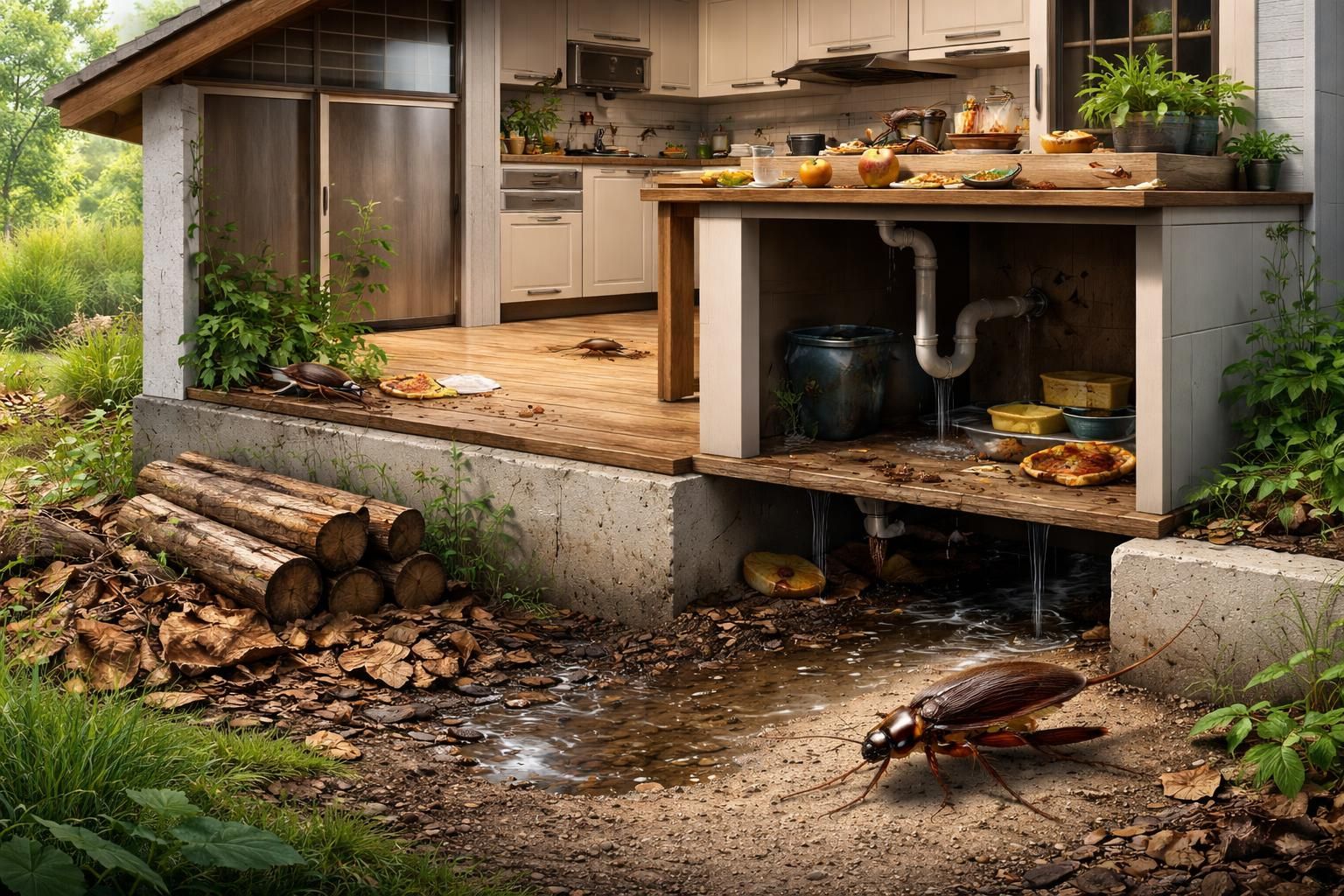 découvrez pourquoi la blatte germanique et la blatte de jardin sont attirées par votre maison et apprenez comment prévenir leur invasion pour protéger votre habitat.